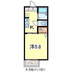 ウィスタリア肴町　Ａの物件間取画像